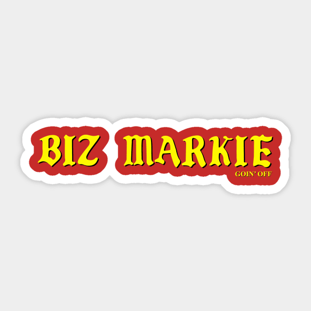 Biz Markie Goin' Off Sticker by Fresh Fly Threads